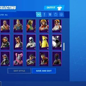 Galaxy + ikonik + the reaper.Very packed account
